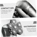 Buy 2 Sets Electric Shaver for Men - Rechargeable Beard Razor with 6 Heads | International Shipping Available - Buy Online on GoSupps.com