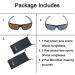 HYKaada Bifocal Reading Sunglasses 2 Pairs - Men and Women - Nearly Invisible Line - UV Protection - Sun Readers - Black/Tortoise - 2.5x - Buy Online on GoSupps.com