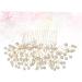 Ipetboom Bridal Hair Comb Bridal Hair Pin Rhinestone Bridal Rhinestone Hair Clips Leaf Flower Hair Comb Pearl Hair Comb Metal Hair Clips Tiara Wedding Bride Hair Accessories - Buy Online on GoSupps.com