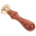 CANIGHT 1pc Dispensing Plate Tool Cosmetic Pressing Stamper Eye Shadow Pressure Stamper Hotfix Wooden Handle 1 count (Pack of 1) Golden