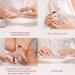 Electric Foot File Electric Foot Callus Remover USB Rechargeable Waterproof Hard Skin Remover Foot with 2 Rollers 2 Speed LED Light Professional Pedicure Tool for feet Cracked Heels - Buy Online on GoSupps.com