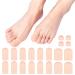 10 pieces of silicone toe caps soft gel toe protection toes toe protehen soft silicone protection against bubbles chicken eyes and hammer toes for women and men 3 different sizes skin color