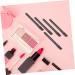 Baluue 10 Pcs Eye Shadow Brush Dual Ended Makeup Brush Sponge Applicator Makeup Applicator Stainless Steel 5.8X0.7X0.5CM Black - Buy Online on GoSupps.com
