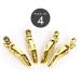 The Hair Shop Metallic Shark Clip | Enhanced Croc Alligator Grip Clip (Gold) - 4 Pack | Professional Sectioning Tool for Women | US Patented - Salon Quality Made in Korea - Buy Online on GoSupps.com