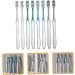 FRCOLOR 8pcs Portable Toothbrush Set for Stain Reduction - Manual Fine Bristles for Travel & Camping - Buy Online on GoSupps.com