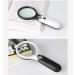 Magnifiers 10 Times high-Definition Magnifying Glass Portable Handheld 70MMLED with Light Magnifying Glass 20 Times Old Reading Magnifying Glass Reading Aids - Buy Online on GoSupps.com