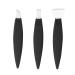 Pedicure Knife Set for Feet  3Pcs Stainless Steel Pedicure Knife Tools Ingrown Toe Nail Foot Callus Dead Skin Remover Nail for Feet Grooming Nail Care Tools Kit for Nail Corn Callus(Black Set)
