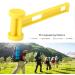 AITIME 30 Pcs 9 Inch Plastic Tent Stakes with Yellow Puller Hook - Durable Garden & Lawn Tarp Spikes for Outdoor Camping & Beach - Includes Hammer - 30pcs Yellow Stakes - Buy Online on GoSupps.com