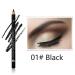 12PCS Waterproof Black Eyebrow Pencils Set - Long-Lasting Eye Liner Pencils for Women - Buy Online on GoSupps.com