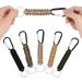 Buy Fanshionide 5-Piece Paracord Keychain Set with Carabiner Hook - Perfect for Camping Hiking and Outdoor Adventures - Buy Online on GoSupps.com
