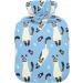 Naanle Siamese Cat Hot Water Bottle with Cover - 2L Large Pain Relief & Therapy | Warm-Up Bag for Bed Hands & Feet - Transparent Design - Buy Online on GoSupps.com