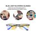 Lanlang Blue Light Filter Glasses for Men & Women - Anti-Eyestrain Metal Round Frame - 0 Diopters LL-011-C1 - Buy Online on GoSupps.com