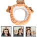 PLAFOPE Bear Face Wash Headband Make up Headbands Bear Headband Spa Hair Band Facial Headbands Spa Headbands Headband for Washing Face Skincare Headbands Makeup Headband - Buy Online on GoSupps.com