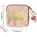Pink Flower Pattern Pad Pocket & Organizer Bag | Feminine Product Holder for Periods Tampons & Panty Liners - YouMing - Buy Online on GoSupps.com