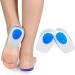 WLLHYF Gel Heel Cups - Plantar Fasciitis Inserts for Men and Women - Shock Absorbing Heel Pads - Comfortable Silicone Gel Cushion Insoles - Size L (11cm) - Buy Online on GoSupps.com