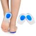 WLLHYF Gel Heel Cups Silicone Gel Heel Pads Plantar Fasciitis Inserts Heel Lifts Shoe Inserts Comfort Cushion Insoles for Women Men Heel Pain Shock Absorbing Support Plantar Fasciitis S(10.5cm)