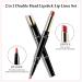 Boobeen 2 in 1 Double Head Lipstick & Lip Liner Set | Matte Velvet Lipgloss & Creamy Lip Pencil for Women - Long-Lasting, Non-Smudge (04) - Buy Online on GoSupps.com