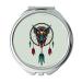 Mirror Compact Mirror owl baby owl bird dreamcatcher art pocket mirror portable mirror