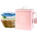 Joberio 6L Laundry Room Container Multifunctional Washing Powder Storage Tin Farmhouse Detergent Powder Storage Box with Scoop Airtight Lid & Handles Perfect for Holding Pods Tablets Capsules Powder White - Buy Online on GoSupps.com