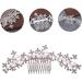 minkissy the Rhinestone Alloy Hair Comb Bridal Headpieces for Wedding hairpin Wedding Bridal Hair Comb bridal accessories Wedding Flower Hair Comb bride decorate the Accessories - Buy Online on GoSupps.com
