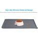 Buy AUDWUD Silicone Waterproof Pet Feeding Mat - Anti-Slip Dog & Cat Bowl Mat 53x38 cm Gray | International Shipping - Buy Online on GoSupps.com
