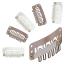 100 Pieces Wig Clips - Light Brown & Cream Tress Clips for Wigs & Hats | Durable U-Shape Metal Snap-Clip Fasteners - Buy Online on GoSupps.com