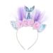 minkissy Hair Bands Mermaid Costume Mermaid Hair Accessories Hair Accessory for Girls Fish Tail Headband Beach Wedding Hairband Hair Ties for Kids Hair Ring Child European and American