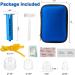 Snake Bite & Bee Sting Kit with Venom Extractor Suction Pump - Emergency First Aid Supplies for Hiking, Backpacking, and Camping with Bonus CPR Face Shield (Blue) - Buy Online on GoSupps.com