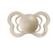 BIBS Couture Collection Pacifiers | BPA-Free Baby Soothers from Denmark | Set of 2 Vanilla/Dark Oak & Transparent | Size 0-6 Months - Buy Online on GoSupps.com