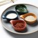 Fruit Bowl Snack Containers Savory Dishes Dipping Sauce Plate Ceramic Dishes Appetizer Small Sauce Soy Sauce Vinegar Seasoning Dipping Dish Breakfast Bowls (Color : D) (B) - Buy Online on GoSupps.com