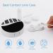 Portable Black and White Piano Keys Contact Lens Case Kit with Mirror - Travel Storage Solution for Soaking & Protection - Buy Online on GoSupps.com