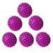 Reusable Dryer Balls for Laundry Anti-Static for Fabric Softener 6 Pack (Purple-Red) Red-Violet