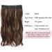 Invisible Wire Hair Extensions 20 Inch Wavy Chocolate Brown to Caramel Blonde - Synthetic Hair Pieces for Women - Buy Online on GoSupps.com