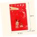 SEWOART 10pcs Christmas Drawstring Bags Red Bags for Elk Christmas Bags Candy Bag Snowflake Crisp - Buy Online on GoSupps.com
