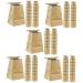 Vomit Bags Disposable 75 Pcs Vomit Bag Light Brown Travel Kraft Paper Kraft Paper Bags 1