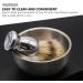 Beavorty Men's Barber Set - Premium Vintage Stainless Steel Razor Cup & Beard Brush Holder - 2 Sets of Shaving Accessories for Men - Buy Online on GoSupps.com