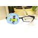 Pure Cotton Reusable Eye Patch Cartoon Amblyopia Eye Patches For Glasses Treat Lazy Eye and Strabismus For Kids Children Vision Care Eye Mask (Left Eye)