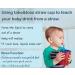 Tegion Mini Short Silicone Straws for Toddlers & Kids - BPA Free & Teething Safe - Fits The First Years Take & Toss Straw Cup - Buy Online on GoSupps.com