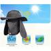 Ddyoutdoor Fashion Summer Sun Protection Fishing Cap with Neck Face Flap, Wide Brim - Dark Gray - Buy Online on GoSupps.com