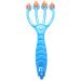 Huusuei Blue 4 Finger Massage Device Plastic Roller Body Massager Relieve the Fatigue of the Buttocks Hip Head Leg
