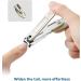 Cuspid Stainless Steel Nail Clippers with Nano Nail File - Ideal for Thick Nails | Perfect for Men, Women, and Seniors - Buy Online on GoSupps.com