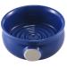 Wresetly Ceramic Men's Shaving Mug Bowl Cup Thread Bottom Wide Opening for Shaving Brush and Shaving Soap Royal Blue