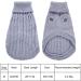 Turtleneck Dog Jumper Fall Winter Sweater Knitted Pet Pullover Soft Warm Pets Clothes Outfit for Small Medium Dogs Elastic Comfortable Dog Sweater Coat for Indoor Outdoor(SIZE:M) - Buy Online on GoSupps.com