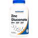 Nutricost Zinc Gluconate 240 Vegetarian Capsules (50mg) - Gluten Free and Non-GMO 240 Count (Pack of 1)