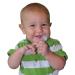 Silicone Baby's 1st Toothbrush for Infants and Toddlers - Oral Care Must-Have for Babies 4 Months and Up - Baby Registry Essential in Blue - Buy Online on GoSupps.com