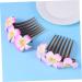 Angoily Pearl Tiara Hawaiian Plumeria Hair Side Comb Pearl Hair Barrettes Pearls Flower Hair Side Comb Pearl Hair Comb French Comb Bridal Headdress Bride Accessories Wedding - Buy Online on GoSupps.com