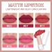 5Pcs Dark Orange Red Pink Mauve Matte Lipstick Set - Long Lasting Smudge Proof Lipstick Kit for Women - Buy Online on GoSupps.com