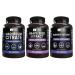 PURE ORIGINAL INGREDIENTS Grape Seed Bilberry & Magnesium Citrate Capsule Bundle (365 Capsules Each) No Magnesium or Rice Fillers