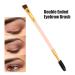 Double Ended Eyebrow Brush for Perfect 3D Eyebrow Makeup | Angled Brush for Powders & Waxes - International Shipping Available - Buy Online on GoSupps.com