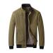Hanxiulin coat plush jacket hoodie jacket oversize winter coat hiking jacket men's winter color variants transition jacket warm outdoor winter coat fluffy jacket 3xl khaki